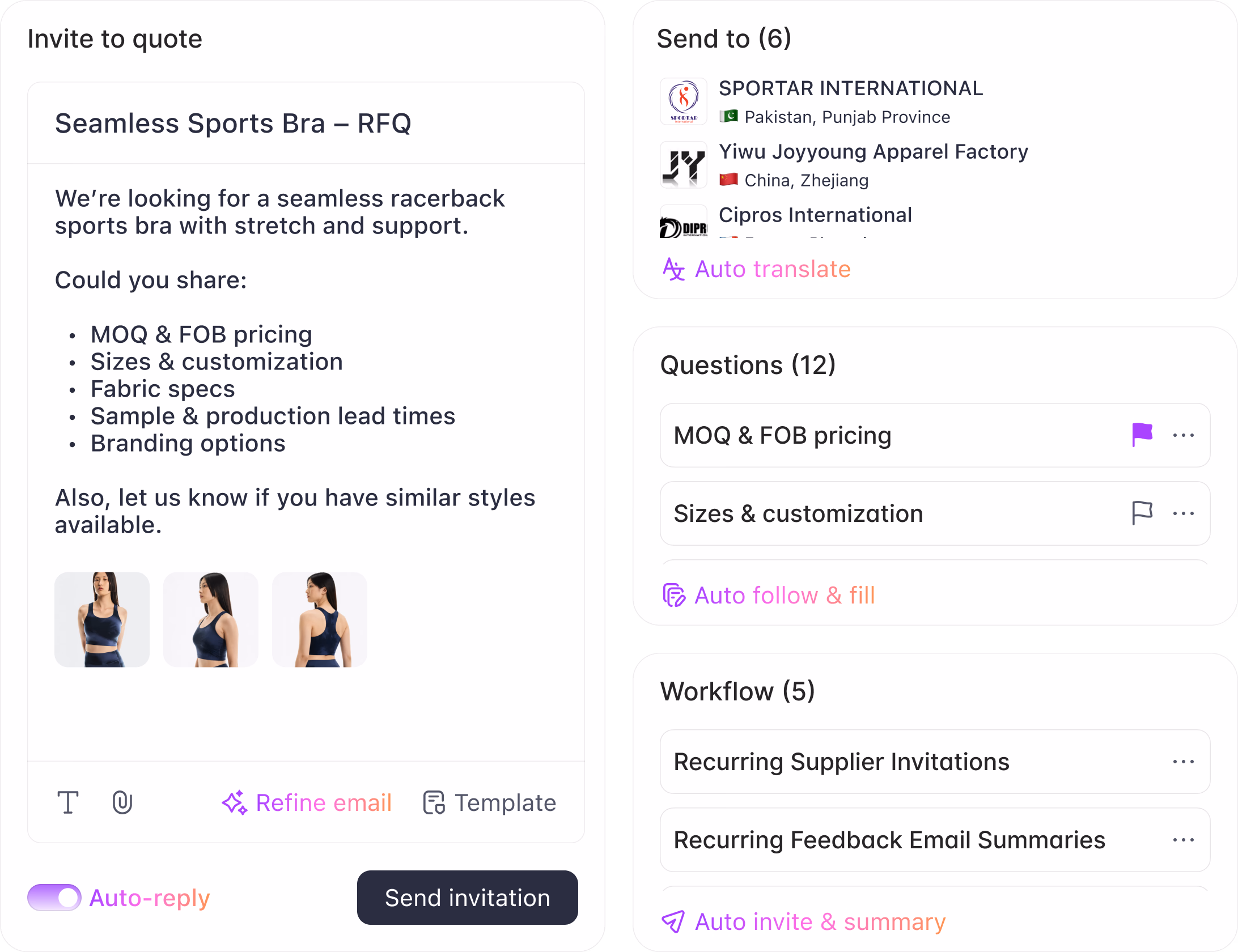 Automated RFQ & Email Structuring